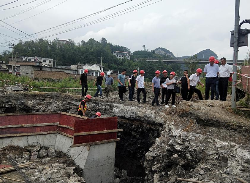 省督查組實地督查“十件民生實事”暨小屯橋 危橋改造項目
